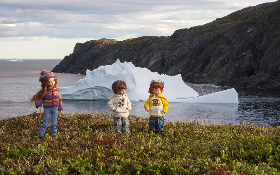 Posing with the Iceberg